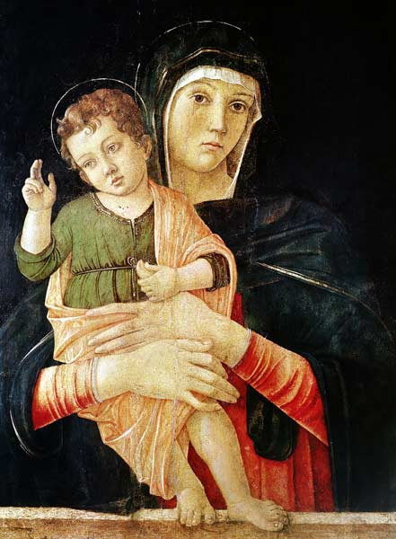 The Virgin and Child Blessing, 1460-70 von Giovanni Bellini