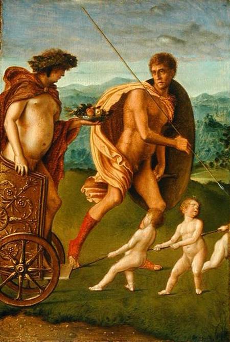 Allegory of Heroic Virtue von Giovanni Bellini