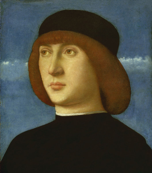 Bildnis eines jungen Mannes von Giovanni Bellini