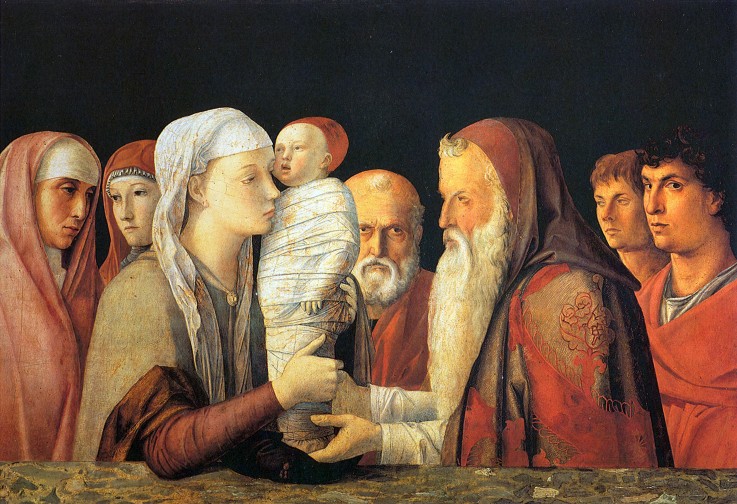 Die Darbringung Christi im Tempel von Giovanni Bellini
