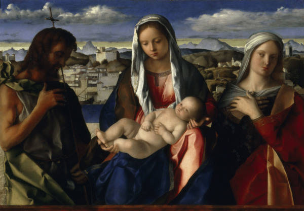 G.Bellini, Maria mit Kind u.Heiligen von Giovanni Bellini