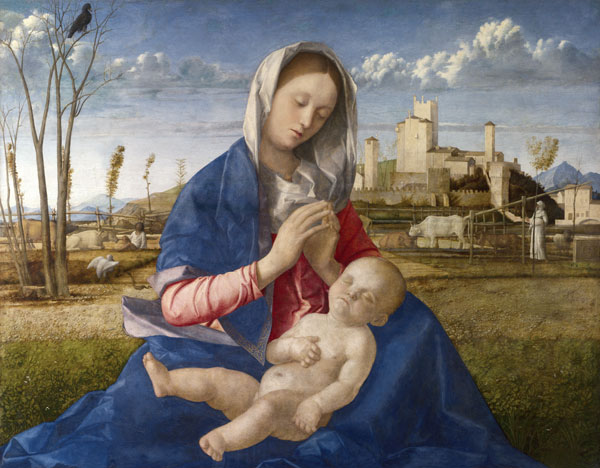 Madonna von der Wiese von Giovanni Bellini