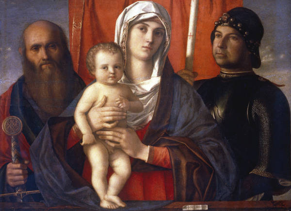 Giov. Maria mit Kind, Paulus u.Georg von Giovanni Bellini
