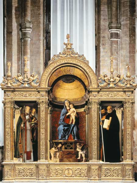 Madonna mit Hlgen /  Frari von Giovanni Bellini