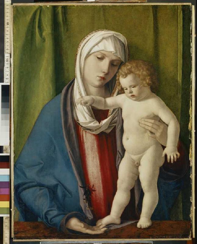 Maria mit dem Jesuskind. von Giovanni Bellini