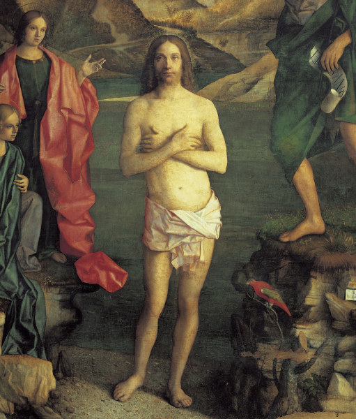 Taufe Christi,  Ausschn von Giovanni Bellini