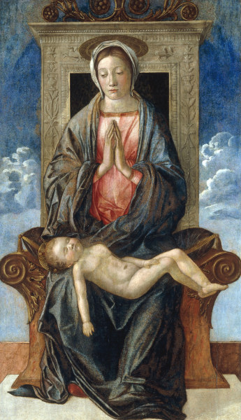 Thronende Maria mit Kind von Giovanni Bellini