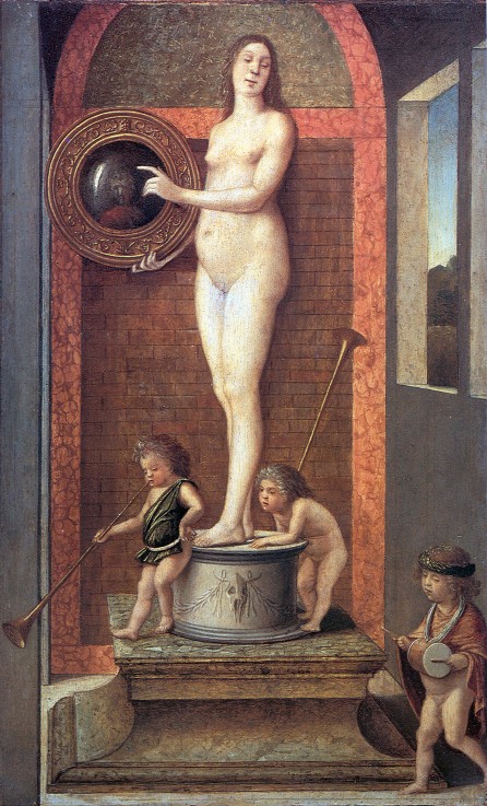 Vier Allegorien: Eitelkeit von Giovanni Bellini