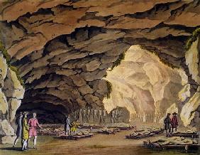 Sepulchral Cavern of the Guances, from 'Le Costume Ancien et Moderne' by Jules Ferrario, published i 19th