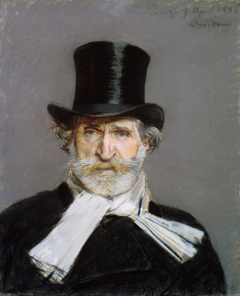 Porträt von Giuseppe Verdi von Giovanni Boldini