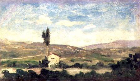 Landscape with Poplar Tree von Giovanni Boldini