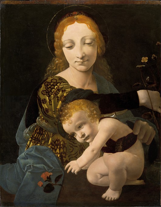 Madonna mit dem Kinde von Giovanni Boltraffio