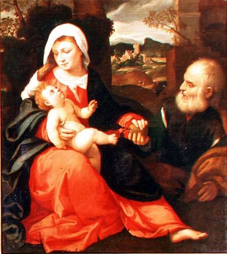 The Holy Family von Giovanni Cariani