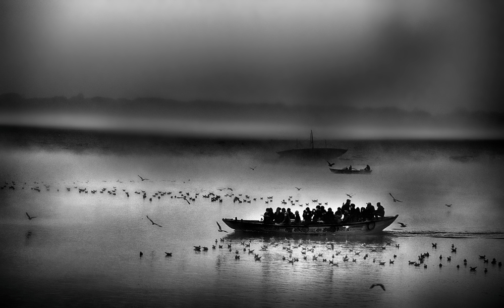 Morgen in Varanasi von Giovanni Cavalli