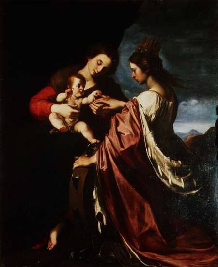 The Mystic Marriage of St. Catherine von Giovanni (da San Giovanni) Mannozzi