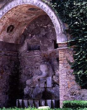 Fountain grotto incorporating an Annone Elephant, mascot of the court of Leo X, presented to Cardina 15th