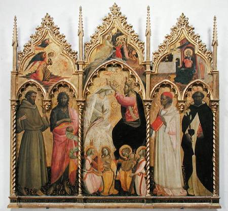 Coronation of the Virgin with Saints von Giovanni dal Ponte