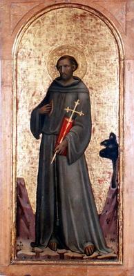 St. Francis (tempera on panel) 17th