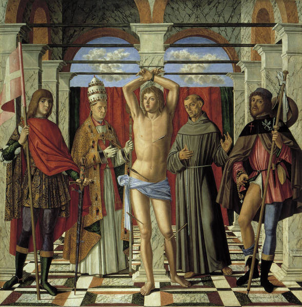 Giovanni Mansueti, Hl.Sebastian u.a. von Giovanni di Niccolo Mansueti