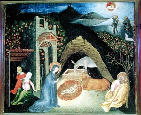 The Nativity von Giovanni  di Paolo di Grazia