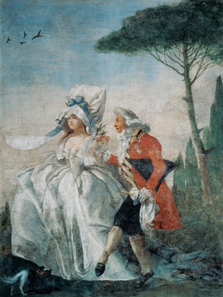 Menuett auf dem Landgut von Giovanni Domenico Tiepolo