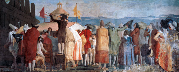 The New World von Giovanni Domenico Tiepolo