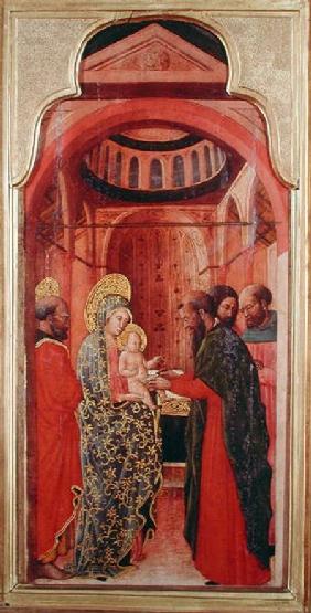 The Circumcision, from an altarpiece depicting scenes from the life of the Virgin c.1445