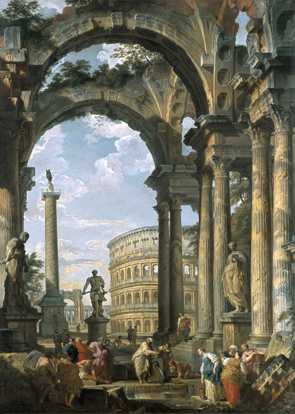 Roman Capriccio von Giovanni Paolo Pannini