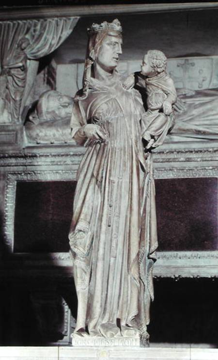 Virgin and Child von Giovanni Pisano