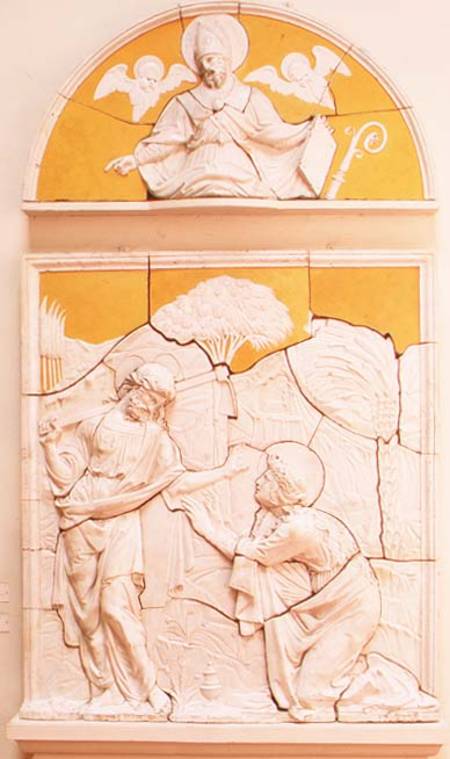 Noli Me Tangere, bas relief von Giovanni Rustici and Giovanni della Robbia
