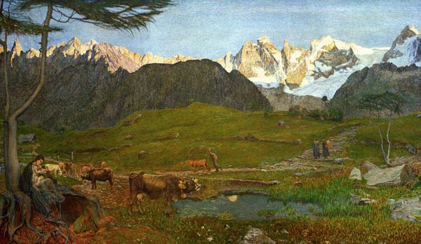 G.Segantini,Leben (Alpen-Triptychon) von Giovanni Segantini