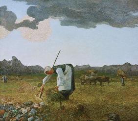 Giovanni Segantini / The Hay Harvest