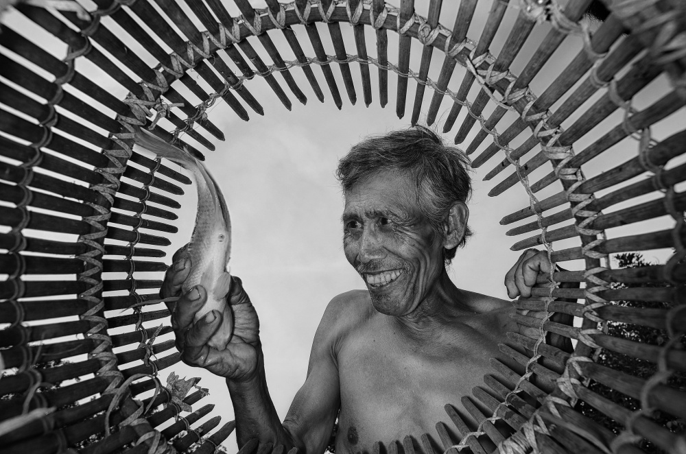 traditioneller Fischer von Girdan Nasution