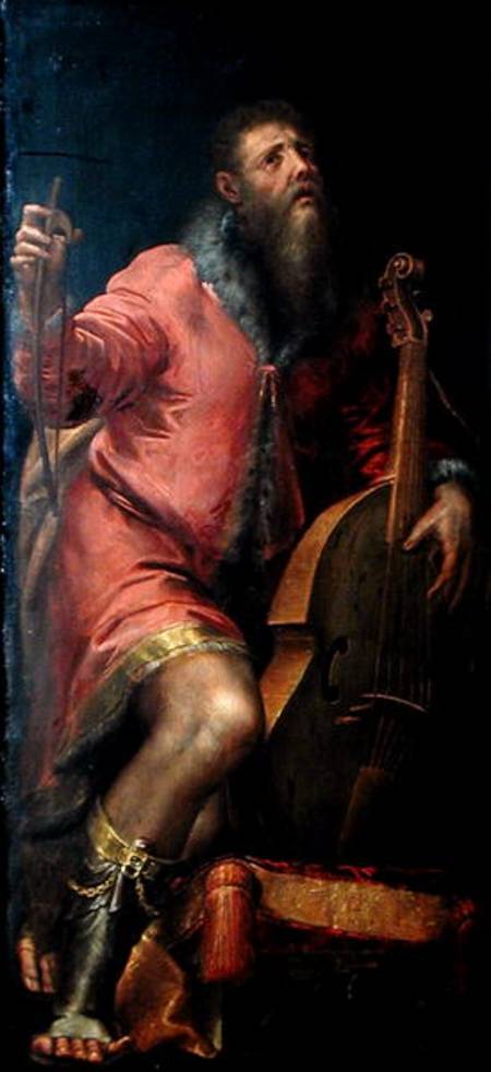Cellist von Girolamo Mazzola Bedoli