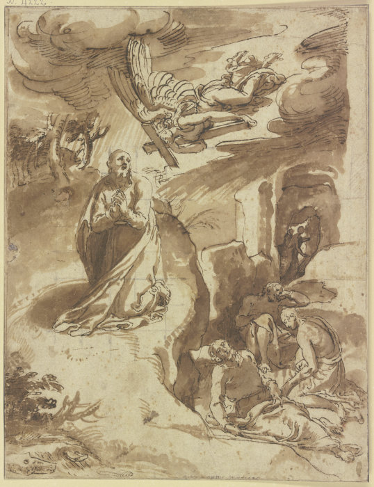 Christus am Ölberg von Girolamo Muziano