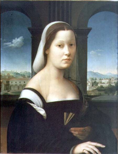 Portrait of a Woman (panel) von Giuliano Bugiardini