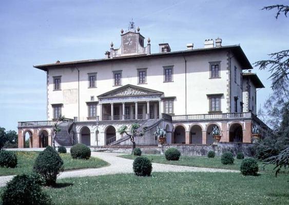 The Medici Villa designed by Giuliano da Sangallo (c.1443-1516) for Lorenzo the Magnificent, 1480 (p von Giuliano Giamberti da Sangallo