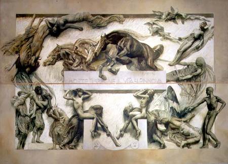 Death, from the Cycle of Human Life von Giulio Aristide Sartorio
