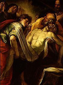 Die Grablegung Christi. von Giulio Cesare Procaccini
