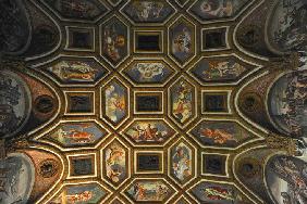 Die Decke der Camera dei Venti des Palazzo del Te