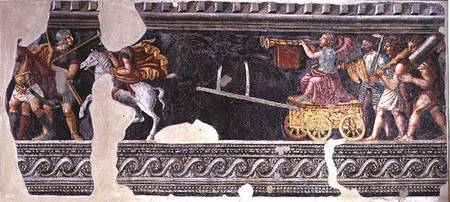 Fragment of a scene of a triumph von Giulio Romano