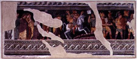 Fragment of a scene of a triumph von Giulio Romano