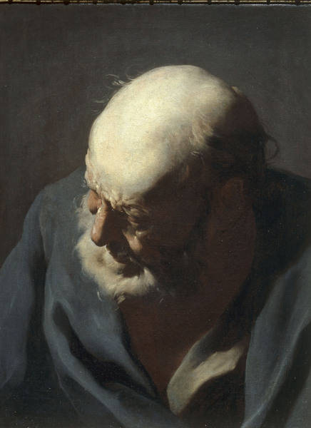 G.A.Petrini, Kopf eines alten Mannes von Giuseppe Antonio Petrini