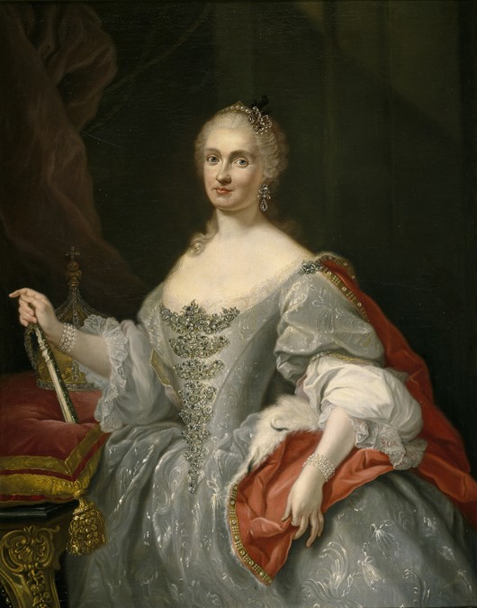Maria Amalia von Sachsen (1724–1760), Königin von Neapel und Sizilien von Giuseppe Bonito