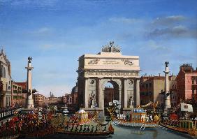 Der Einzug Napoleons I. in Venedig am 29. November 1807 1807