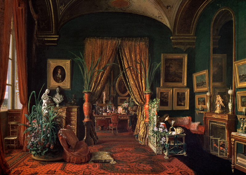 Empress Eugenie in the Salon at the Tuileries von Giuseppe Castiglione