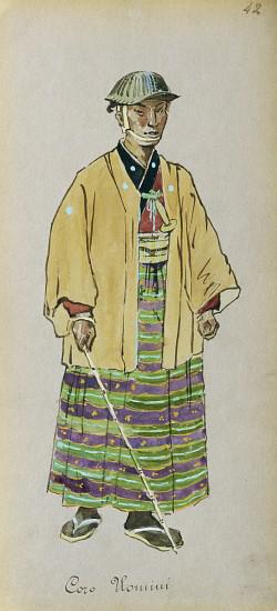 Costume for member of male chorus from Madama Butterfly by Giacomo Puccini
