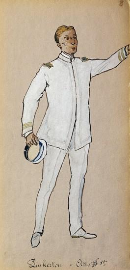 Costume for Pinkerton in Act III of Madama Butterfly by Giacomo Puccini