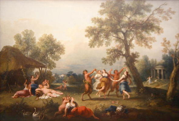 Bacchanal (oil on canvas) von Giuseppe Zais
