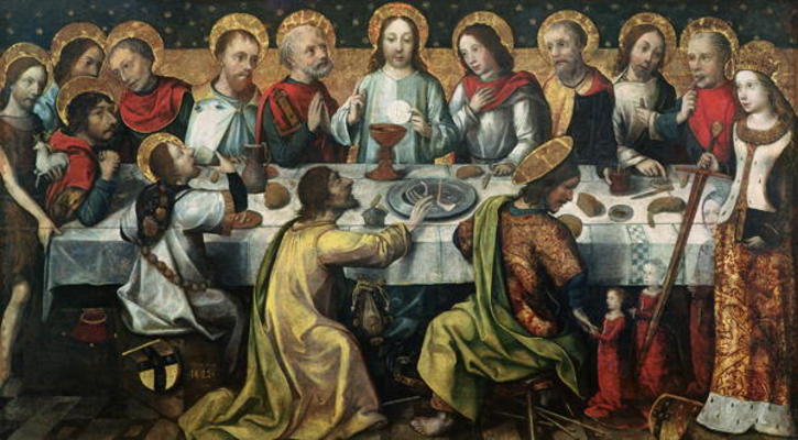 The Last Supper, 1482 (oil on panel) von Godefroy